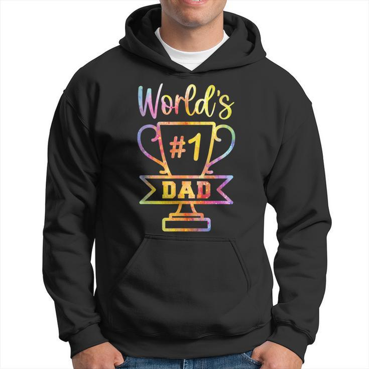 Number 1 Dad  Fathers Day Funny Gifts For Dad Hoodie