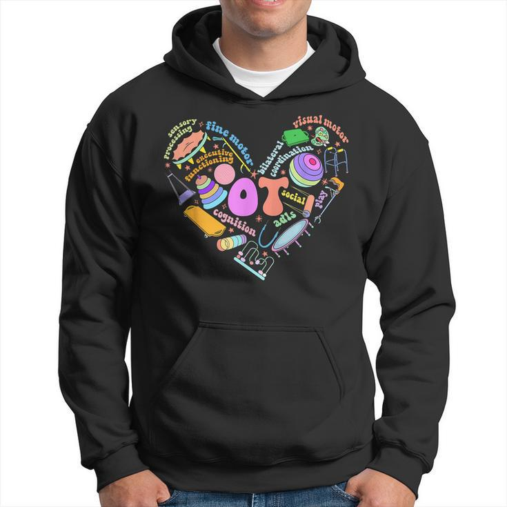 Occupational Therapy Ot Therapist Heart Inspire Ot Month  Hoodie