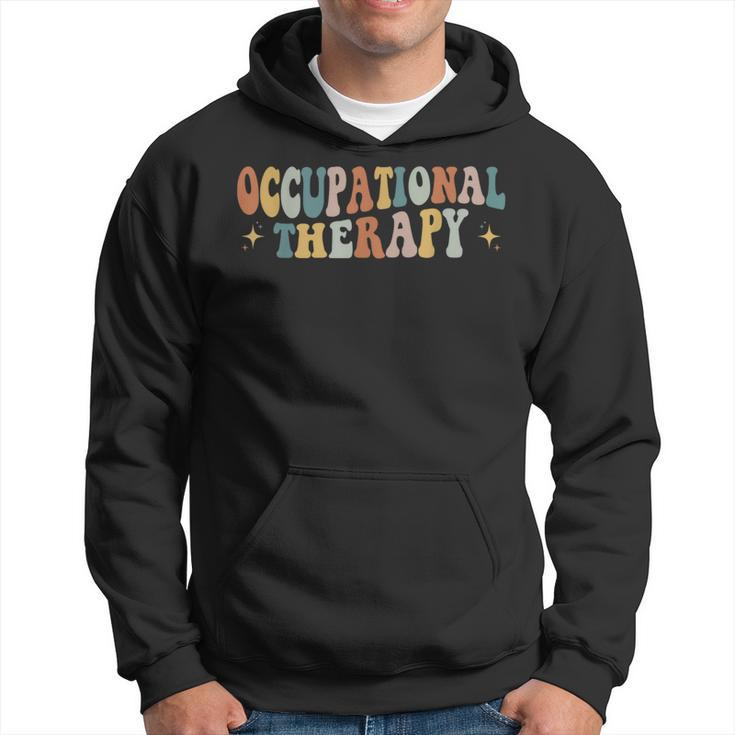 Occupational Therapy -Ot Therapist Ot Month Groovy Retro  Hoodie