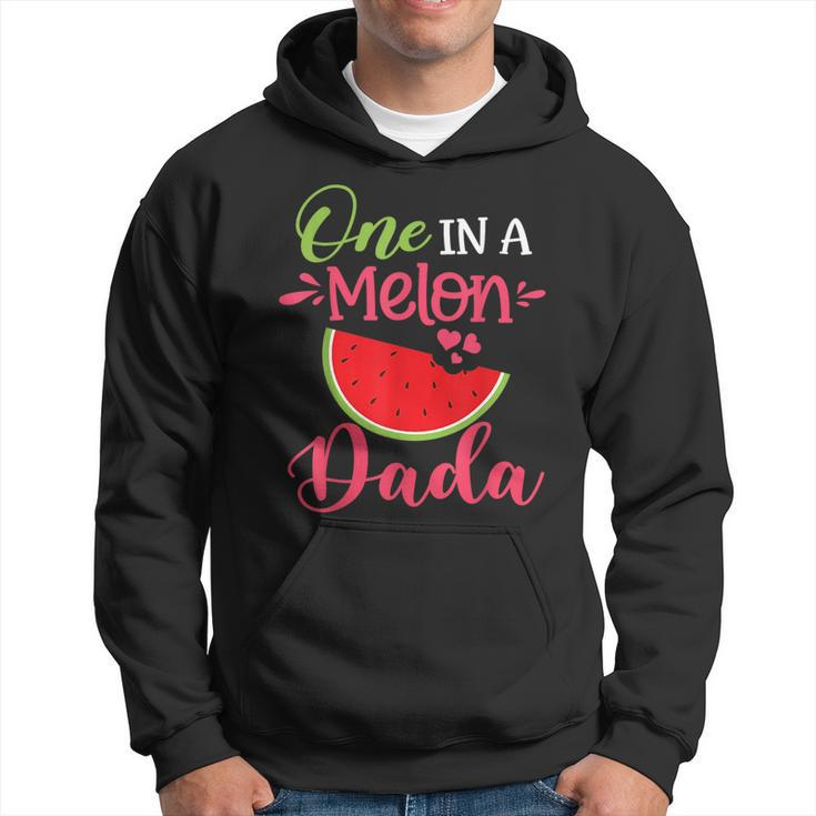 One In A Melon Dada Watermelon Family Birthday Party  Hoodie