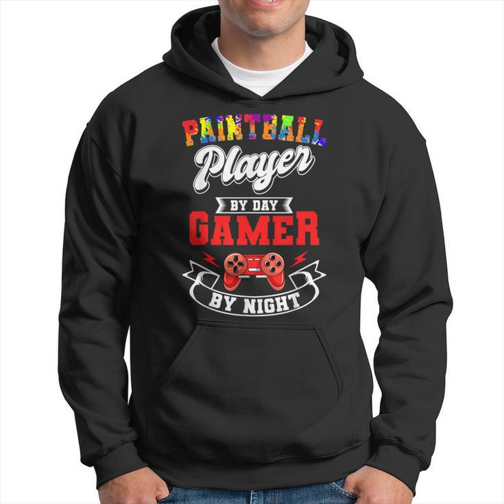 Paintball Paintballer Video Gamer Shooting Team Sport Master Hoodie