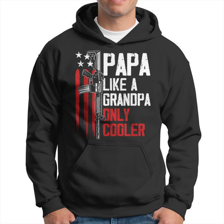 Papa Like A Grandpa Cooler Gun Right Owner Ar15 Fathers Day  Gift For Mens Hoodie