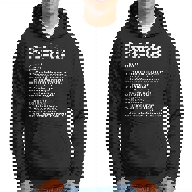 Patricia Definition Personalized Name Funny Birthday Gift Hoodie