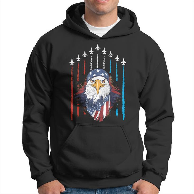 Patriotic Eagle July 4Th Of July Fourth July American Flag  Hoodie