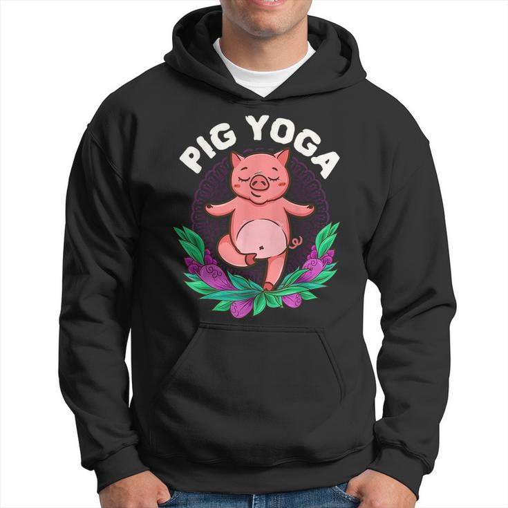 Pig Yoga Meditation Cute Zen Funny Gift For Yogis Meditation Funny Gifts Hoodie
