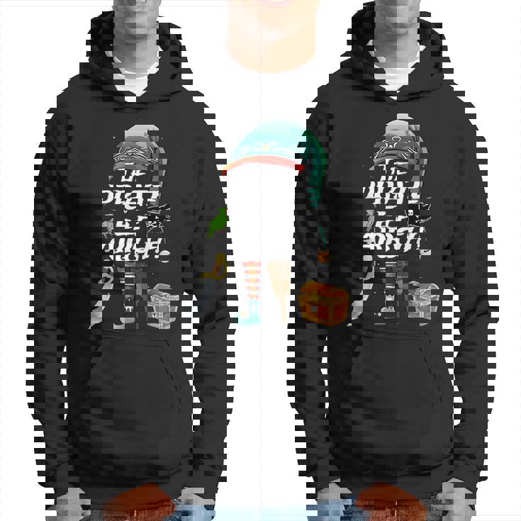 The Pirate Elf Arrgh Matching Family Christmas Pirate Hoodie