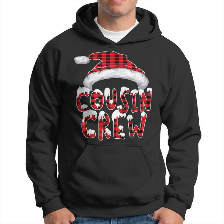 Plaid Buffalo Cousin Crew Matching Family Outfit Xmas Boys Hoodie