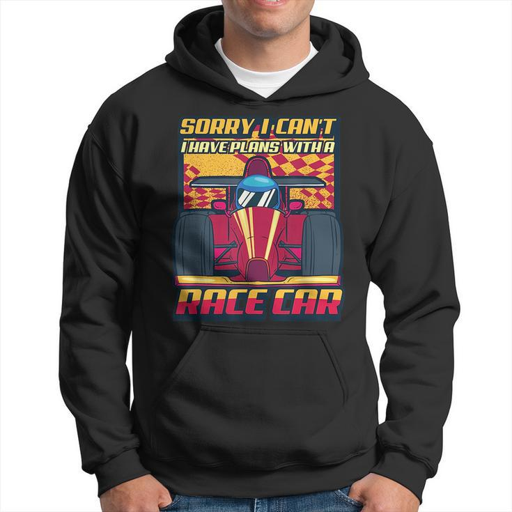 Plans With A Race Car Red Italian Race Car Driver Hoodie