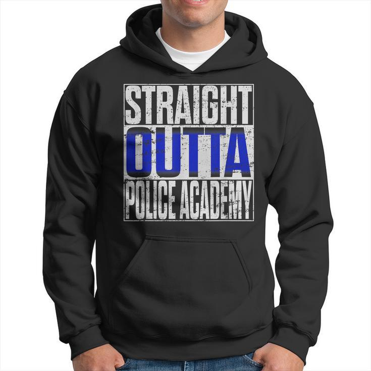 Police Officer Academy Graduation Straight Outta Hoodie