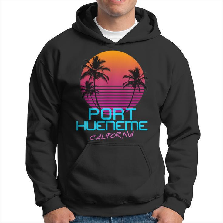 Port Hueneme California Retro 80S Hoodie