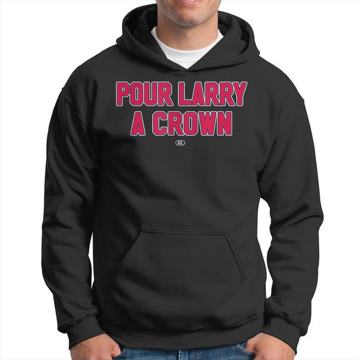 Pour Larry A Crown Funny Home Run Celebration  Hoodie