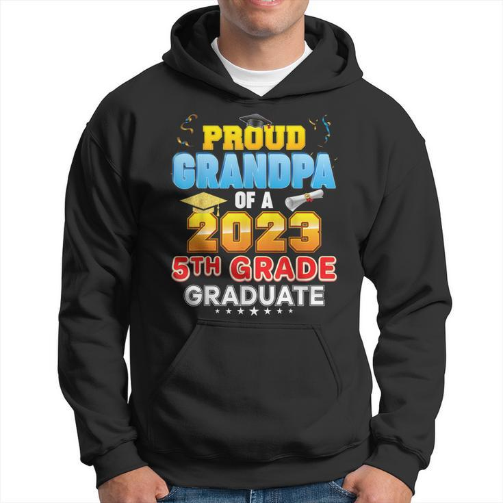 Proud Grandpa Of A Class 2023 5Th Grade Graduate Last Day Hoodie