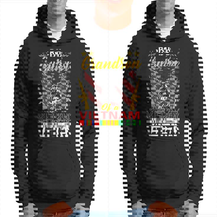 Proud Grandson Of A Vietnam Veteran| Proud Vietnam Veterans  Hoodie