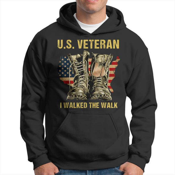 Pround Us Veteran I Walked The Walk Hoodie