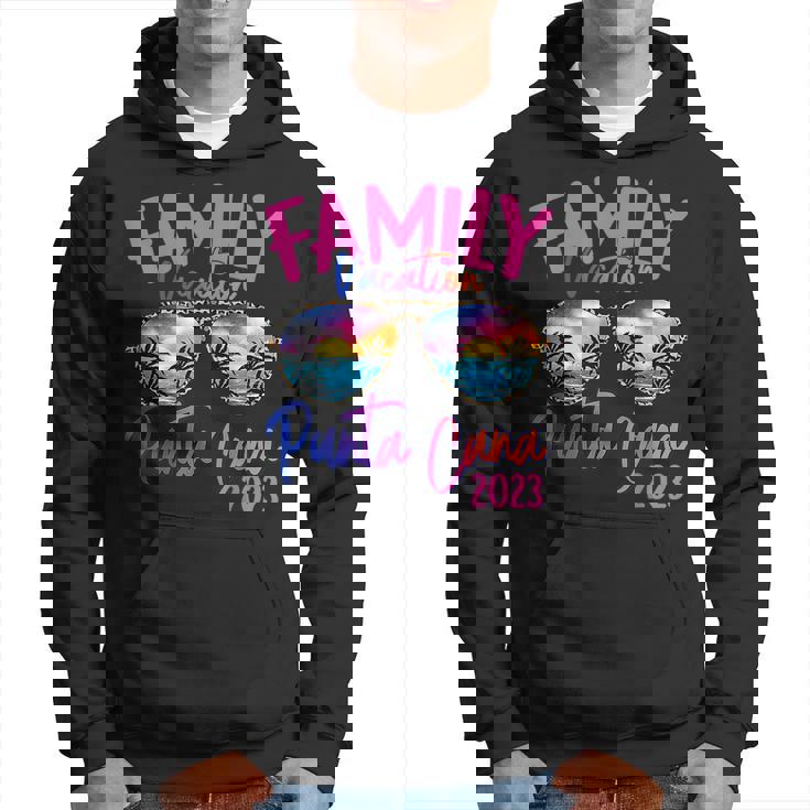 Punta Cana Dominican 2023 Sunglasses Theme Family Vacation  Hoodie