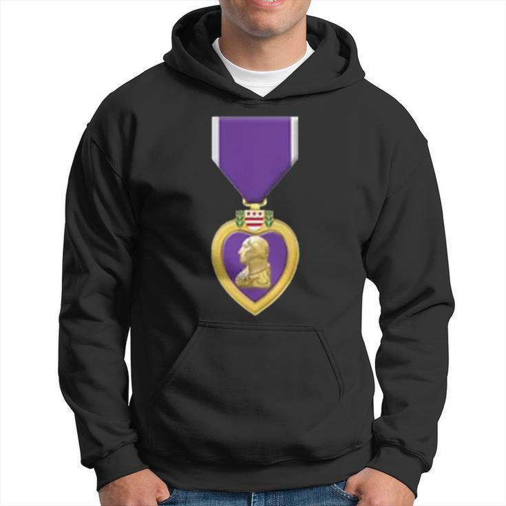 Purple Heart Us Military Purple Heart Veteran  Hoodie