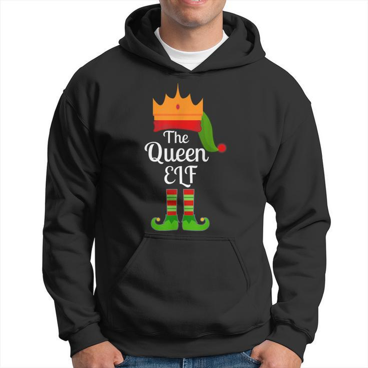 The Queen Elf Matching Family Christmas Pajama Party Hoodie
