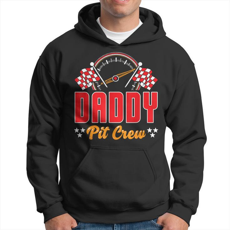 Race Car Birthday Party Matching Family Daddy Pit Crew Hoodie