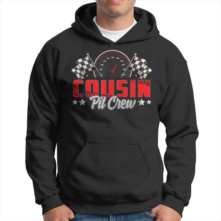 Race Car Birthday Party Racing Family Cousin Pit Crew Family  Hoodie