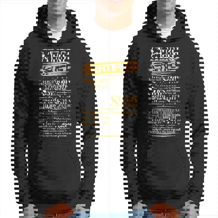 Raleigh Name Gift Certified Raleigh Women Hoodie Seseable UK