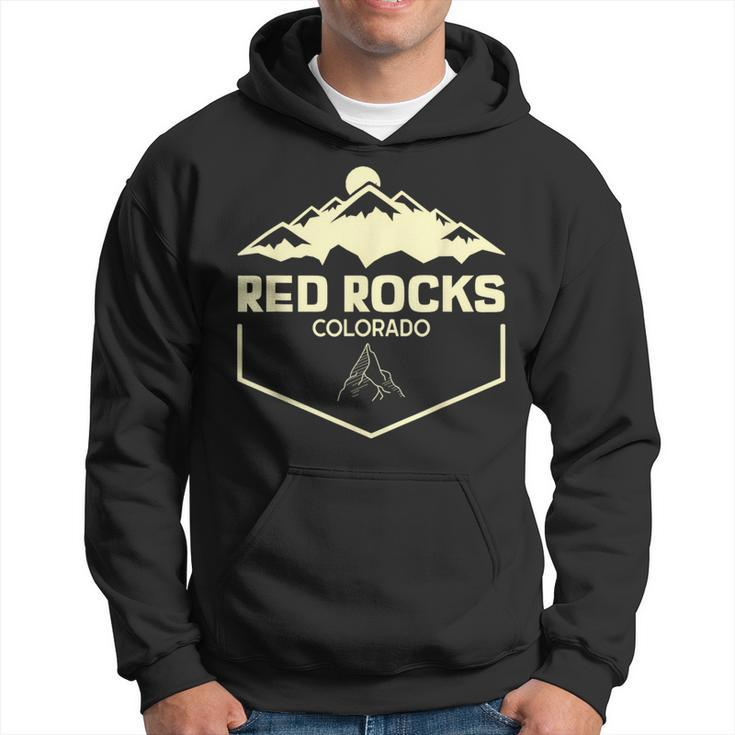 Red Rocks Colorado Beautiful Rocky Mountains  Hoodie