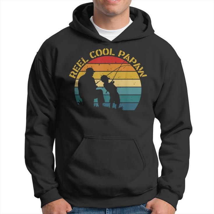 Reel Cool Papaw Fishing Dad Fathers Day Gift For Fisherman  Hoodie