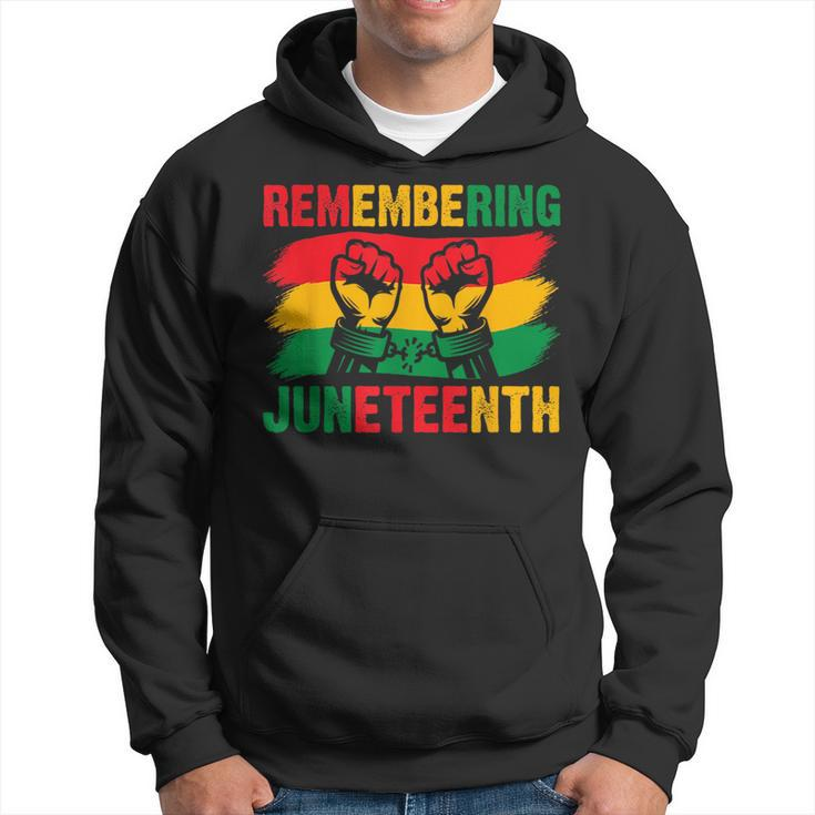 Remembering My Ancestors Junenth Celebrate Junenth Day  Hoodie