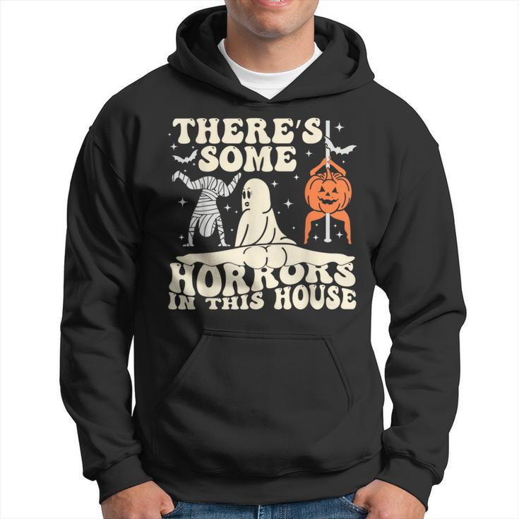 There's Some Horrors In This House Ghost Halloween Hoodie
