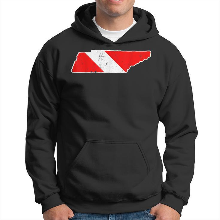 Rescue Diver Tennessee Diver Down Flag Hoodie