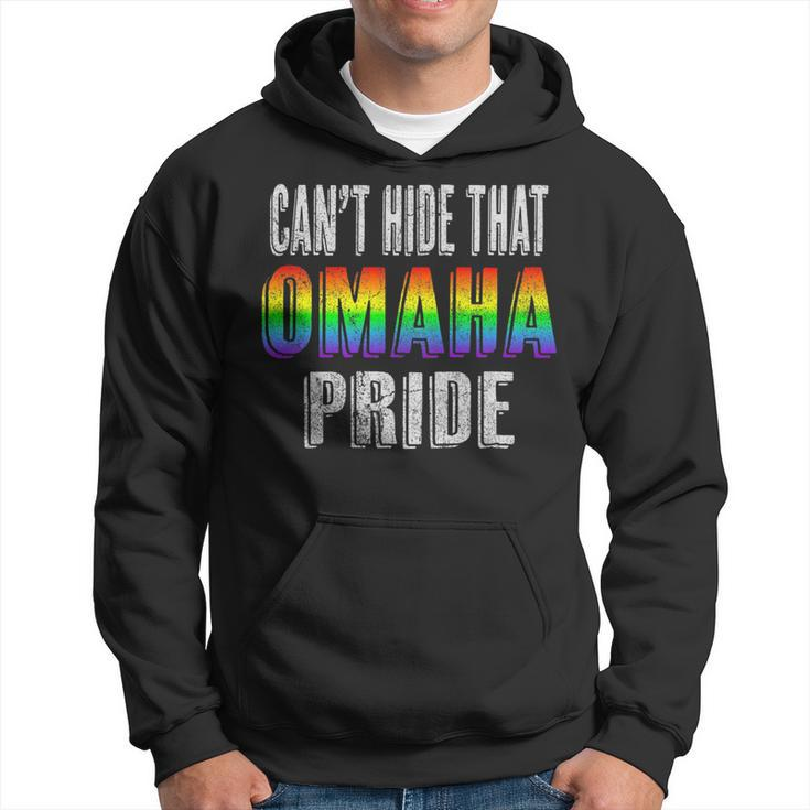 Retro 70S 80S Style Cant Hide That Omaha Gay Pride   Hoodie