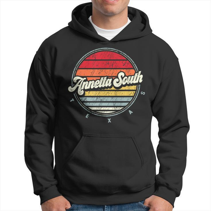 Retro Annetta South Home State Cool 70S Style Sunset Hoodie