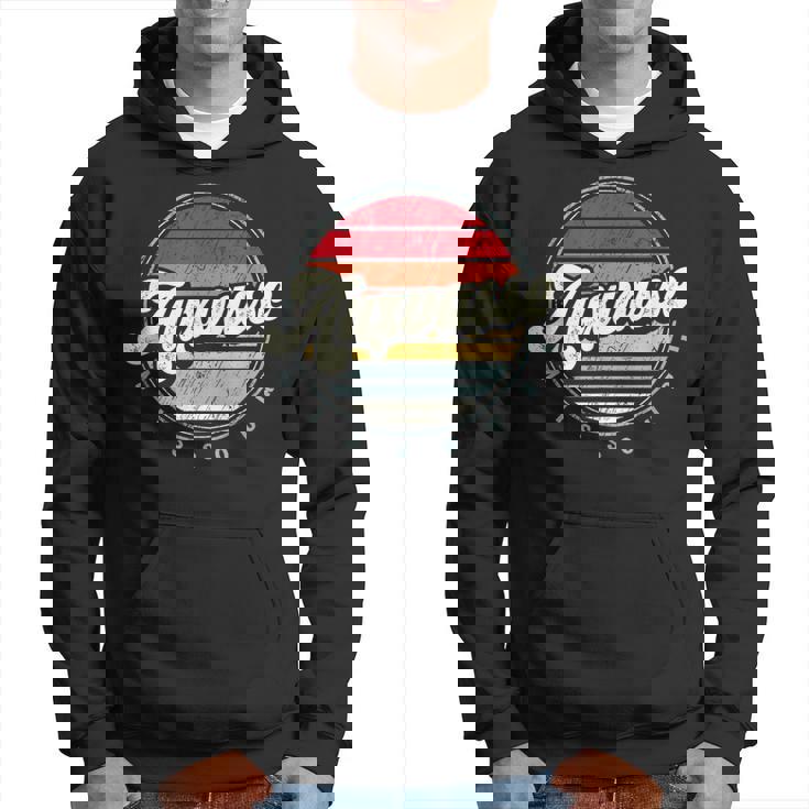Retro Auxvasse Home State Cool 70S Style Sunset Hoodie