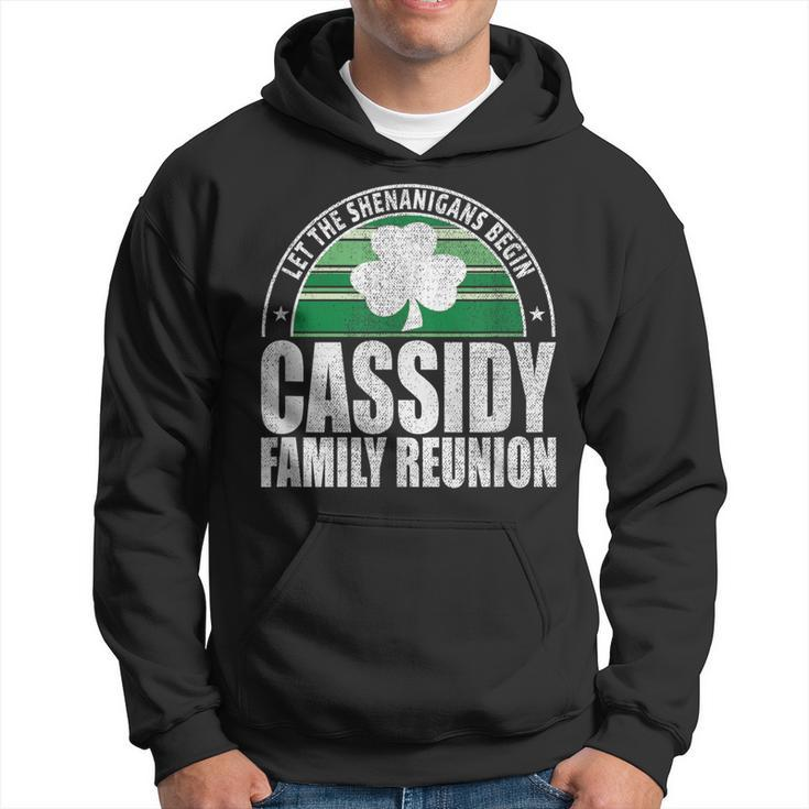 Retro Cassidy Family Reunion Irish Hoodie