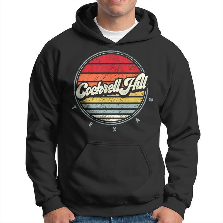 Retro Cockrell Hill Home State Cool 70S Style Sunset Hoodie