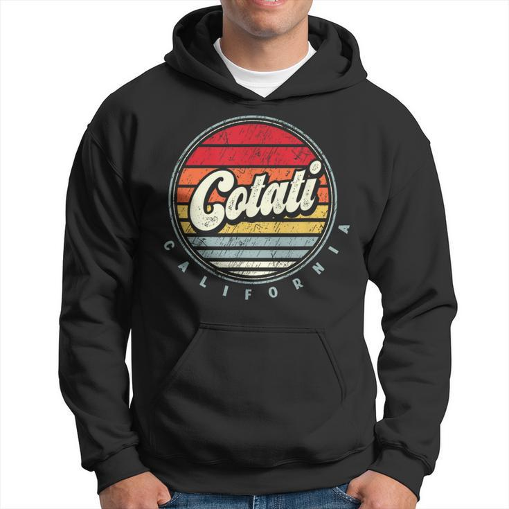 Retro Cotati Home State Cool 70S Style Sunset Hoodie