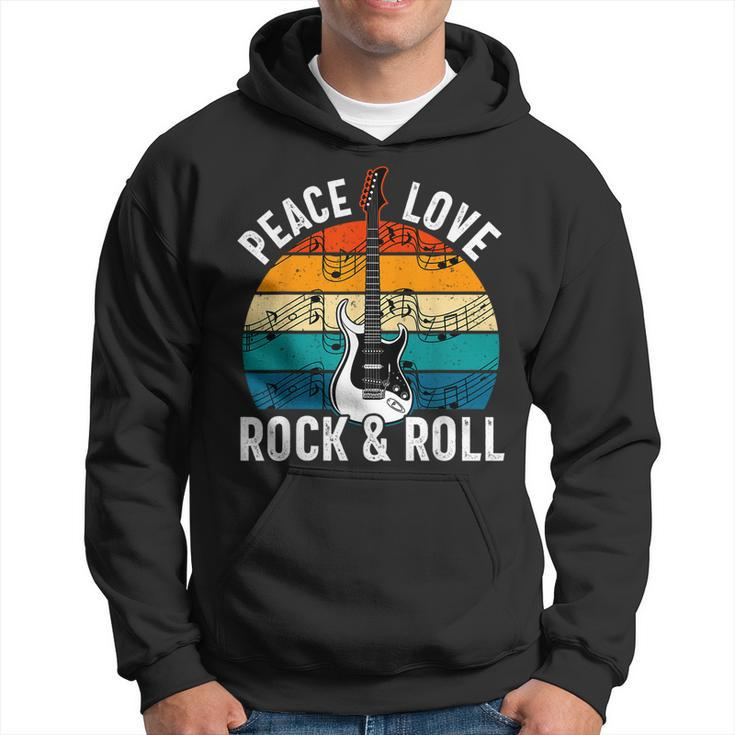 Rock & Roll Rock Music Rock Lover Guitar Player Rock Hoodie