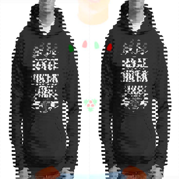 Roscoe Name Gift Christmas Crew Roscoe Hoodie