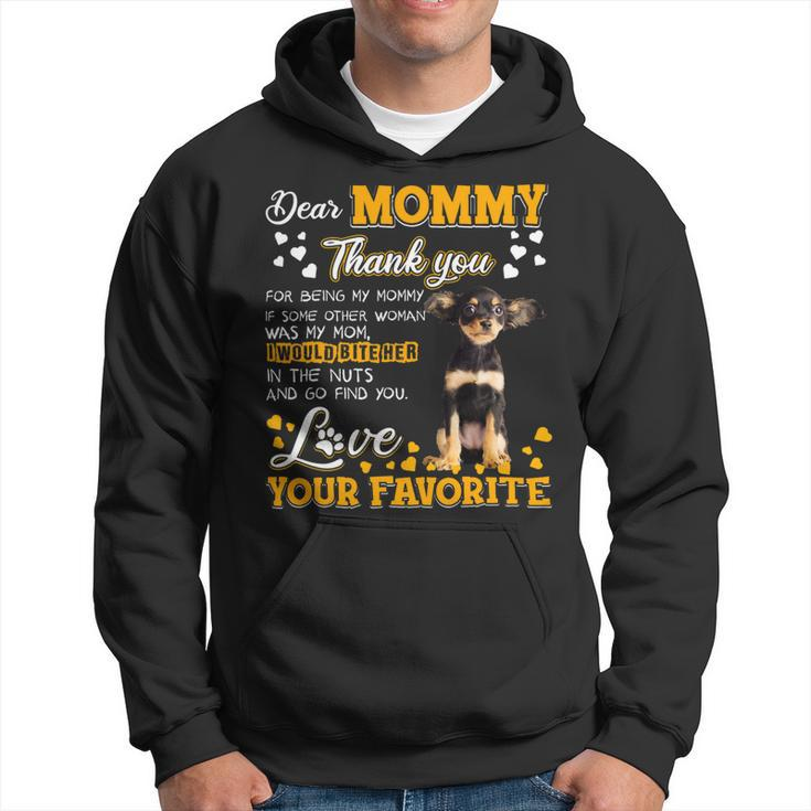 Russkiy Toy Dear Mommy Thank You For Being My Mommy Hoodie
