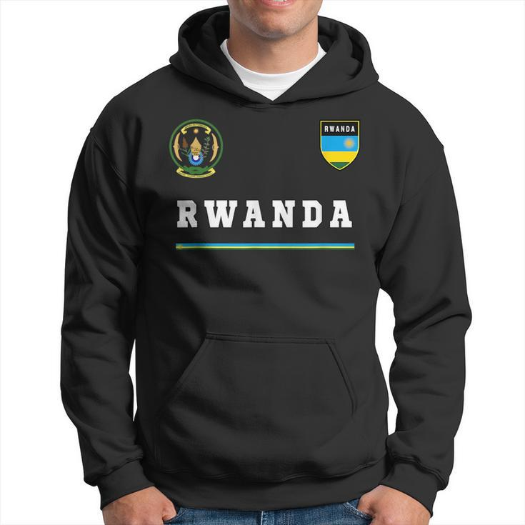 Rwanda SportSoccer Jersey Flag Football Africa Hoodie
