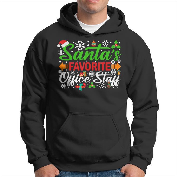 Santa's Favorite Office Staff Christmas Xmas Hoodie