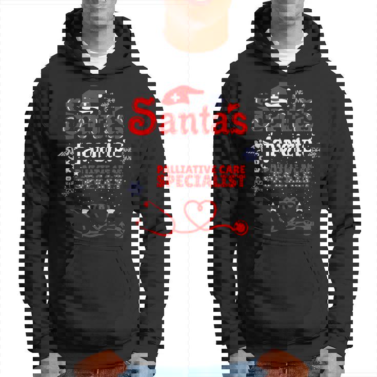 Santas Favorite Palliative Care Specialist Christmas Hoodie Santas Favorite Palliative Care Specialist Christmas Hoodie