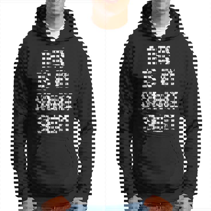 This Is My Sarangi Sarangi Player Hoodie