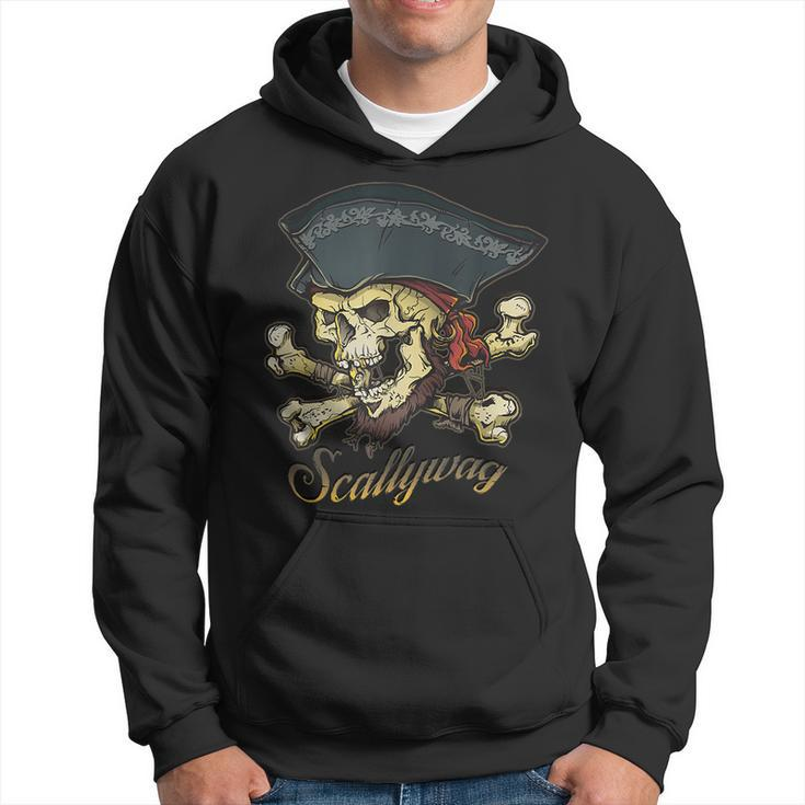 Scallywag Pirate Skull And Crossbones Jolly Roger Jolly Roger Hoodie