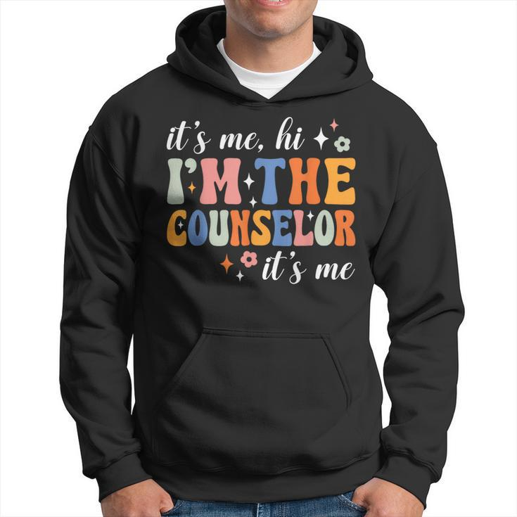 School Counselor It's Me Hi I'm The Counselor Back To School Hoodie