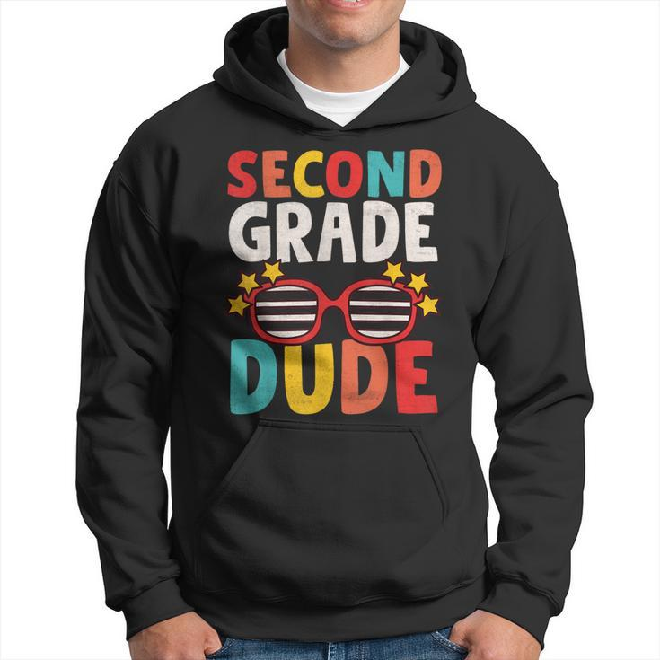 Second 2Nd Grade Dude First Day Of School Student Kids Boys  Hoodie