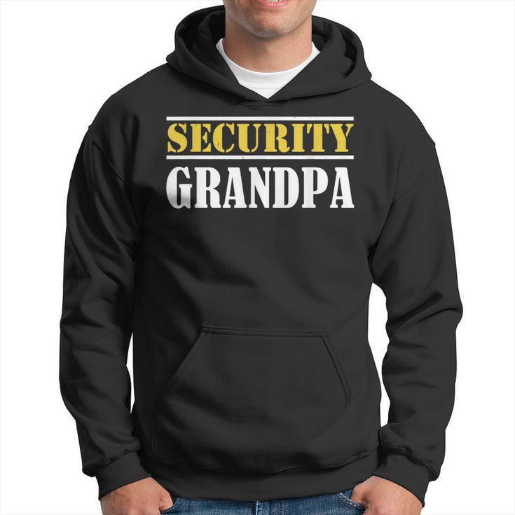 Security Grandpa Team Protection Officer Guard Granddad  Hoodie