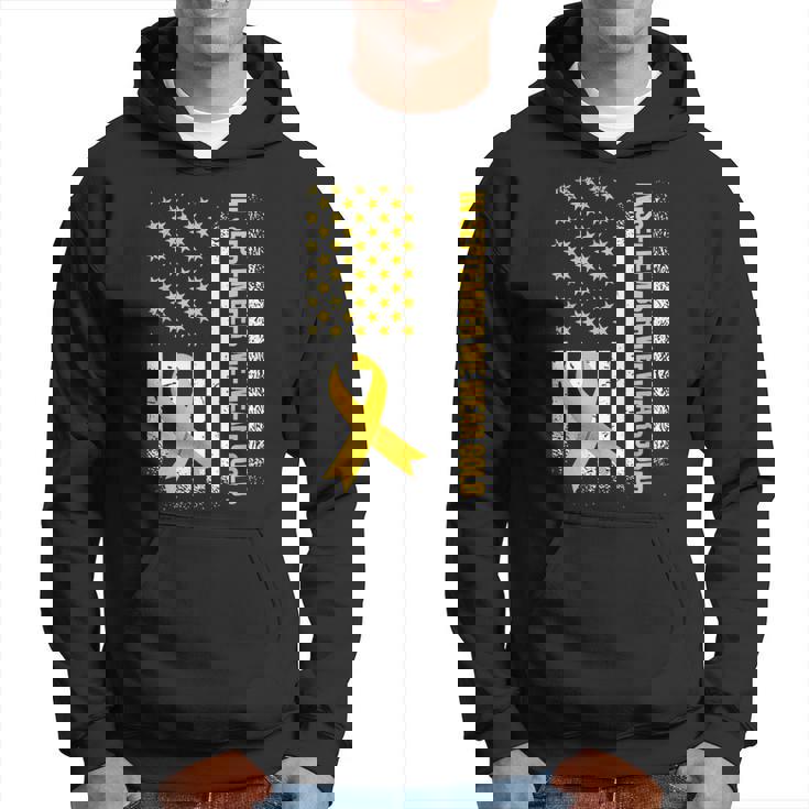 In September We Wear Gold Childhood Cancer Awareness Hoodie