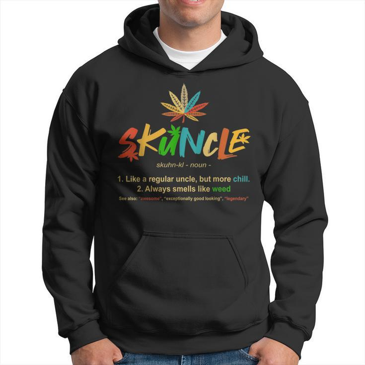 Skuncle Definition Funny Weed Pot Cannabis Stoner Uncle Gift Funny Gifts For Uncle Hoodie