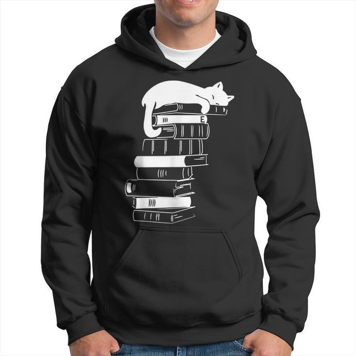 Sleep Cats Book Repeat Cat Book Lovers Reading Book Reading Funny Designs Funny Gifts Hoodie