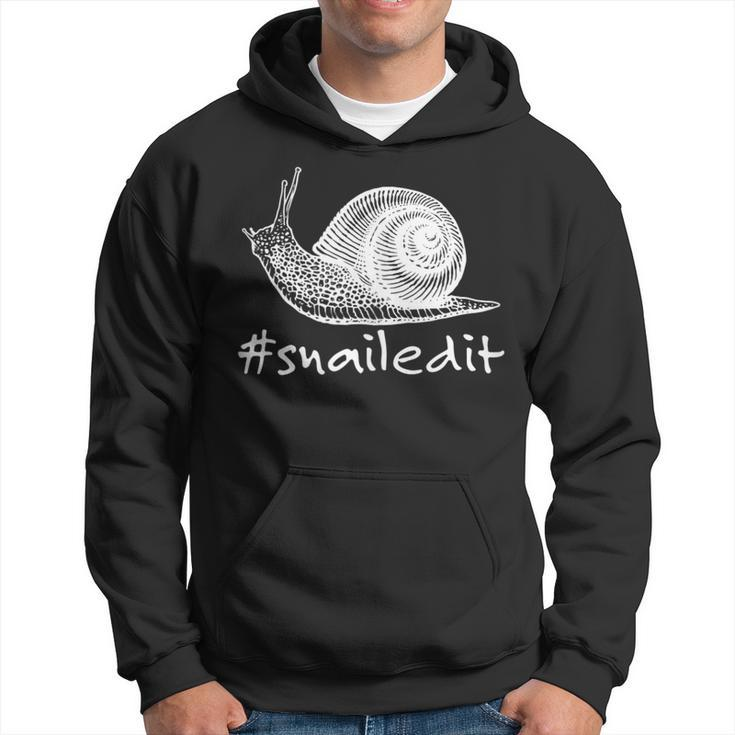 Snailed It Pet Snail Malacologist Hoodie